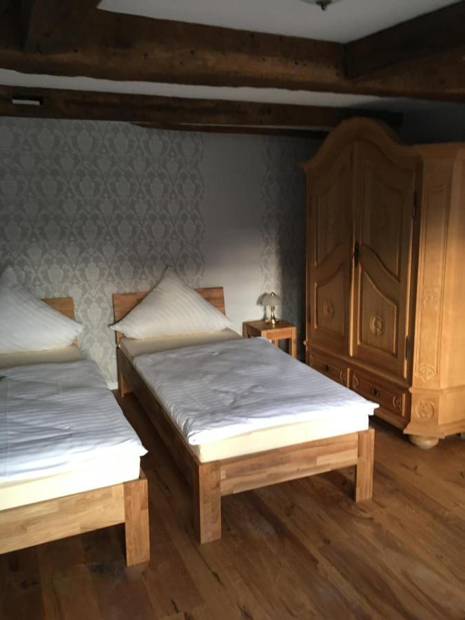Hotel-Pension Markt-Scheune Anno 1652 Vlotho Dış mekan fotoğraf